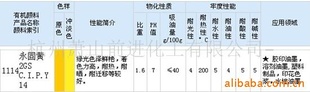 永固黃2GS,顏料黃2GS,永固黃G,PY14，有機顏料